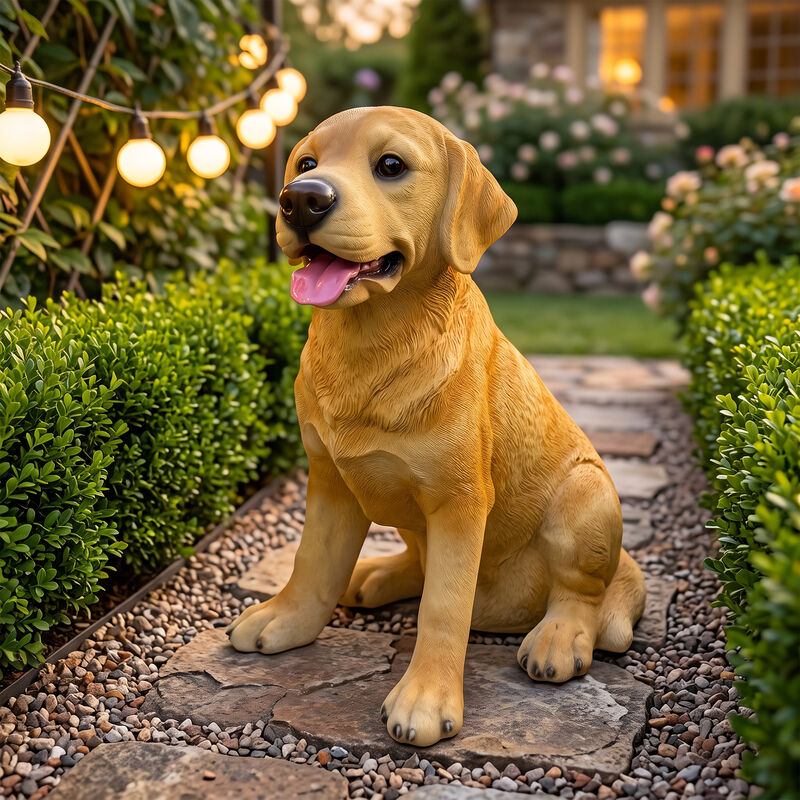 Cenvon Labrador resin statue image number 2