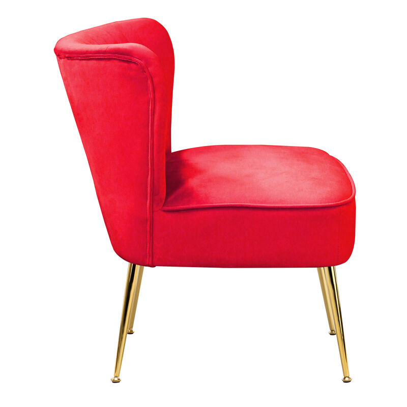 WestinTrends Mid Century Modern Tufted Velvet Loveseat Sofa and Chair Set