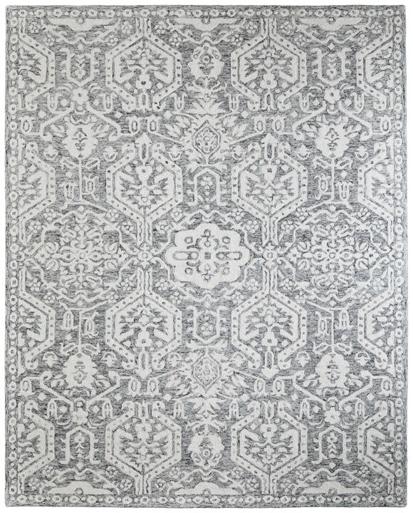 HomeRoots Geometric Hand Tufted Area Rug
