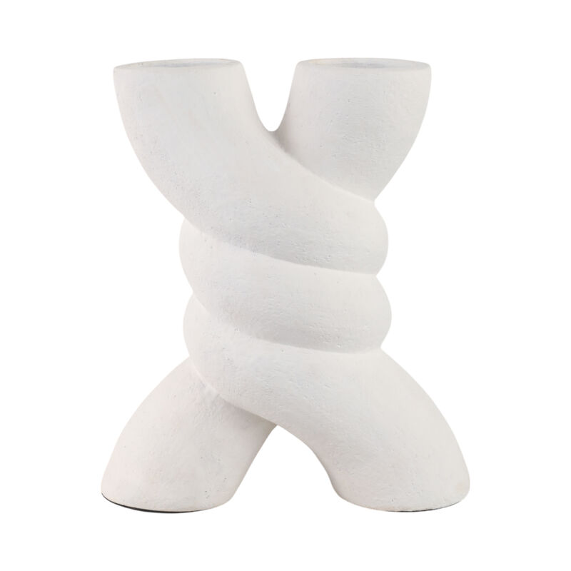Twisted X Terracotta Vase image number 3
