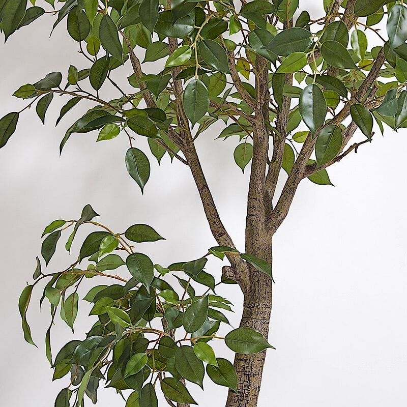 Artificial Ficus Tree with Artisan Planter image number 7