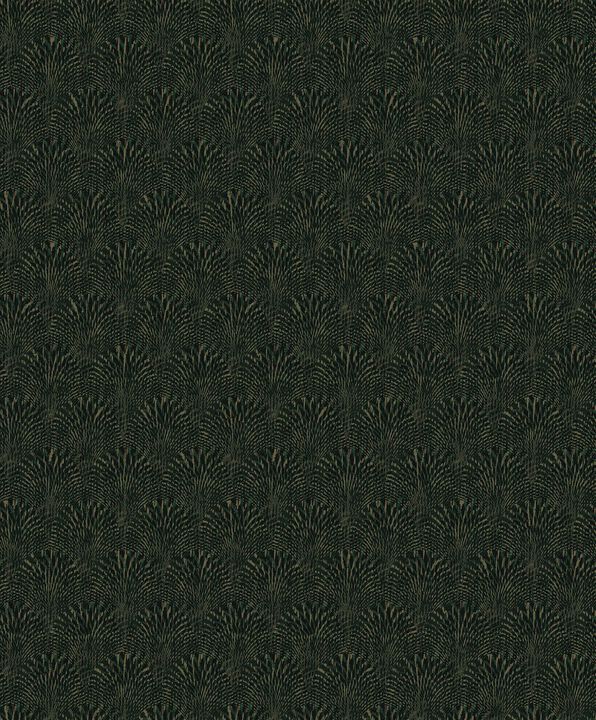Boutique Fan Green Wallpaper F-AF7006