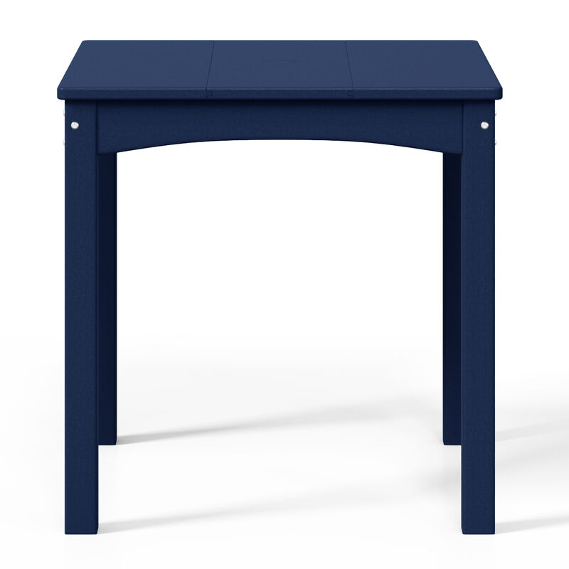 WestinTrends Kids 24" Wide HDPE Plastic Childrens Square Dinner Table image number 3