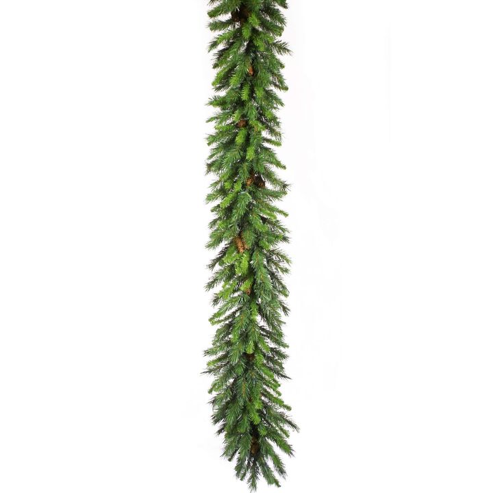 Vickerman 50' Cheyenne Artificial Christmas Garland, Unlit - Faux Christmas Garland - Seasonal Indoor Home Decor
