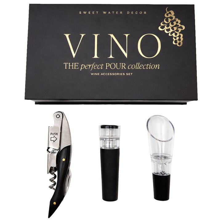 Sweet Water Decor Wine Accessory Tool Set