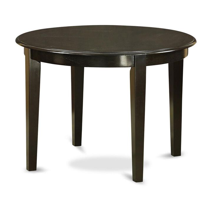 East West Furniture Boston  table  42  Round  with  4  tapered  legs