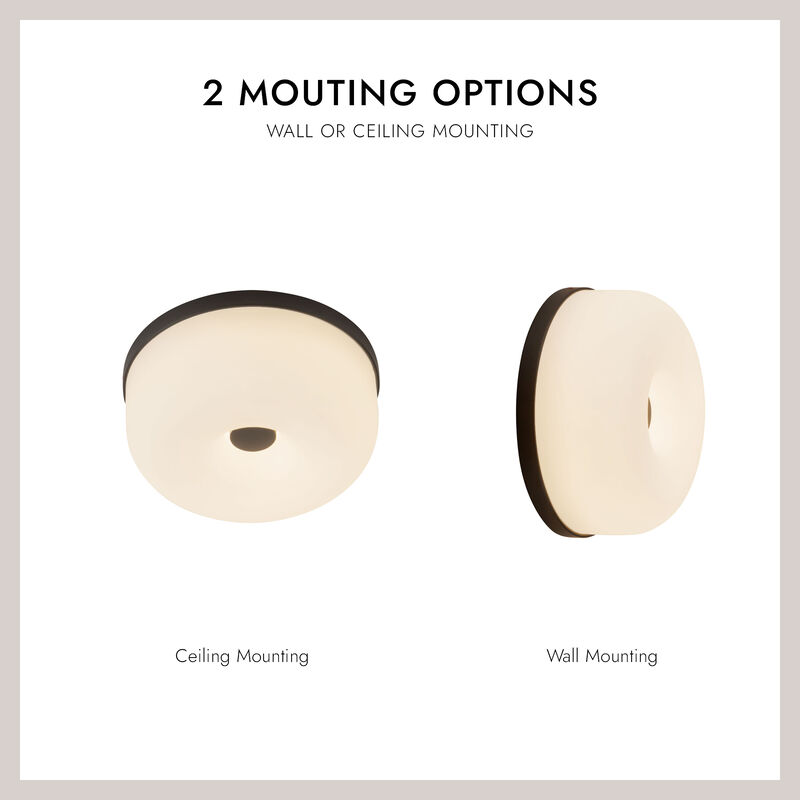 Jada 5-in Damp-Rated Dimmable LED Wall Sconce image number 9