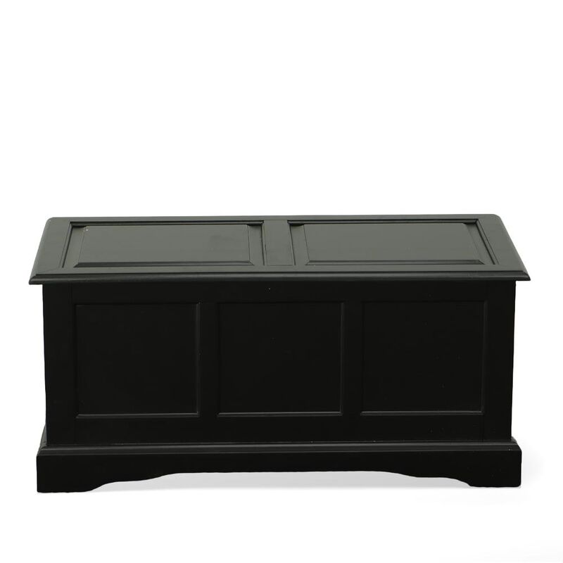 Carolina Living Camden Blanket Chest - Antique Black
