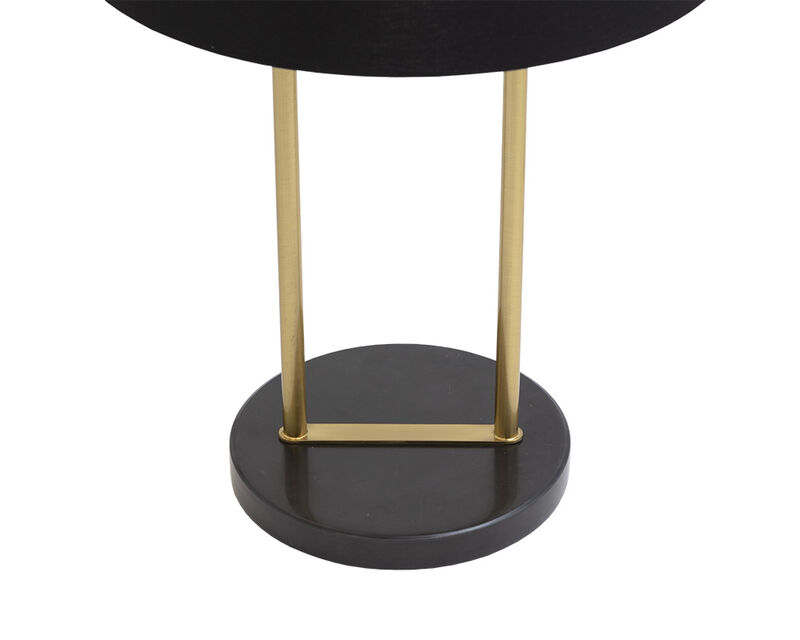 Briar Black Marble Matte Black Table Lamp image number 2