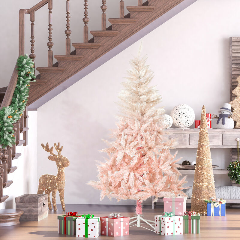 BreeBe 6ft Realistic Artificial Christmas Tree with Full Branches image number 1