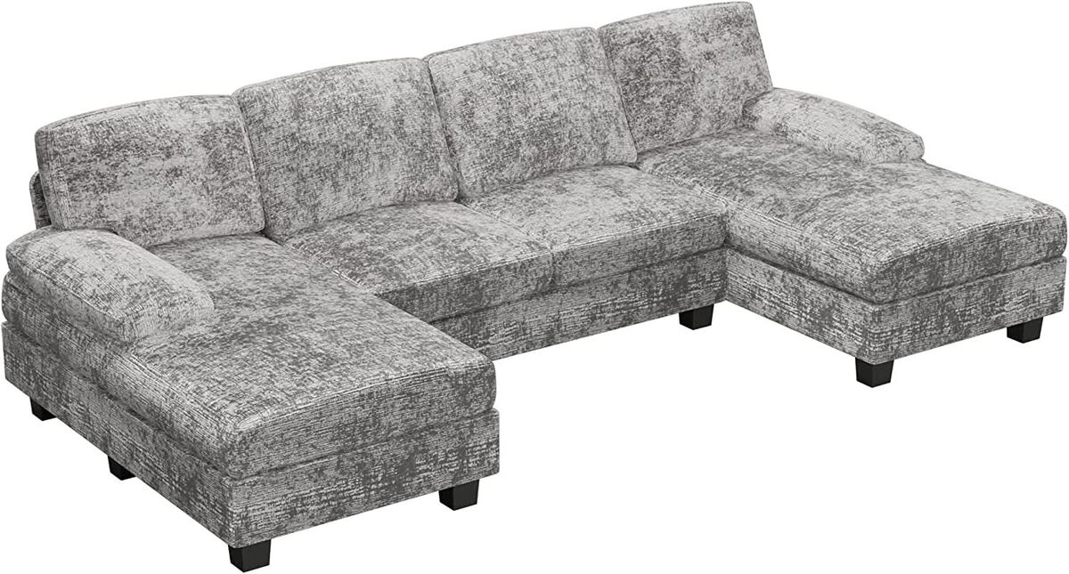 ShipItFurniture 2-Piece Fabric Sectional Sofa with Reversible Chaise