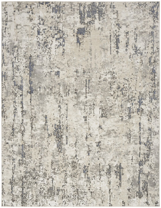 HomeRoots Abstract Power Loom Area Rug
