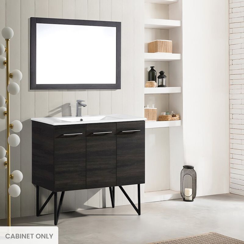 Annecy 36" Bathroom Vanity in Black Walnut - Cabinet Only image number 1