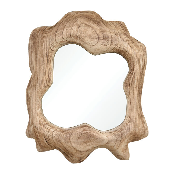 Land to Air Brown Wall Mirror