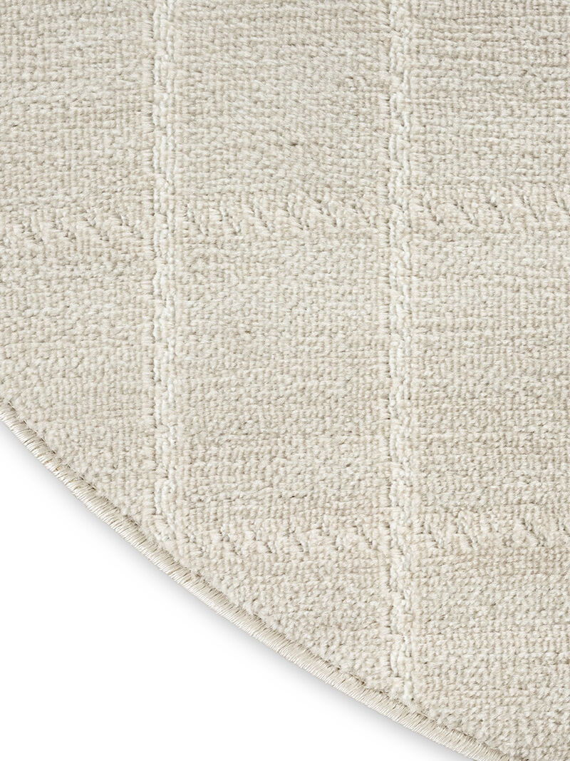 Serenity Home SRH05 Ivory/Cream 4' x Round Rug image number 3