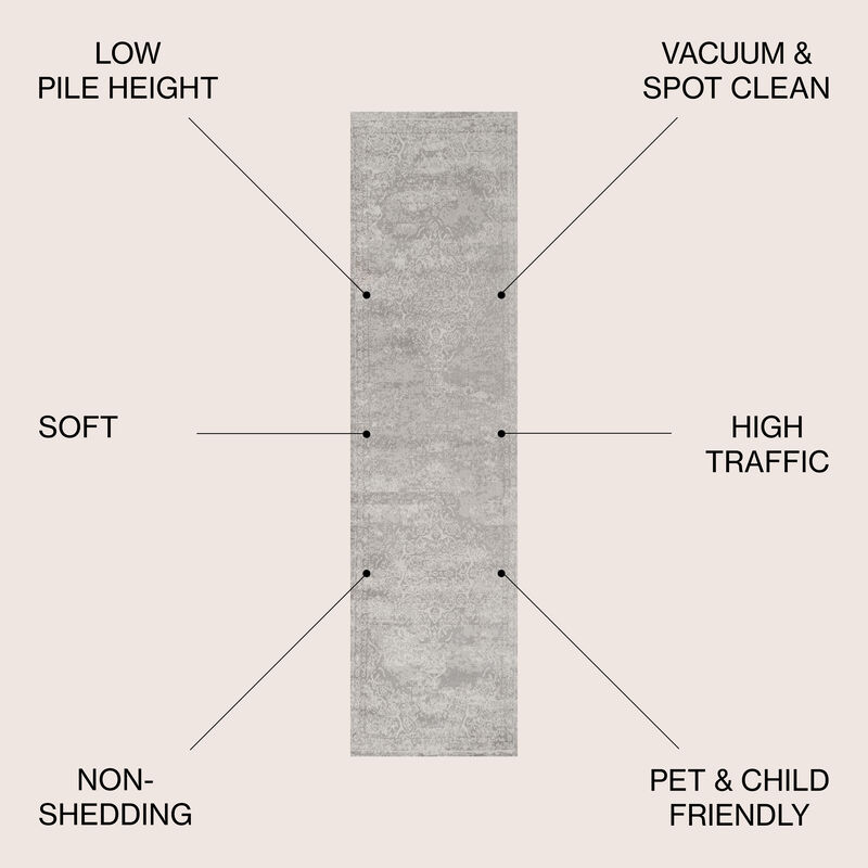 Alhambra Ornate Medallion Modern Area Rug