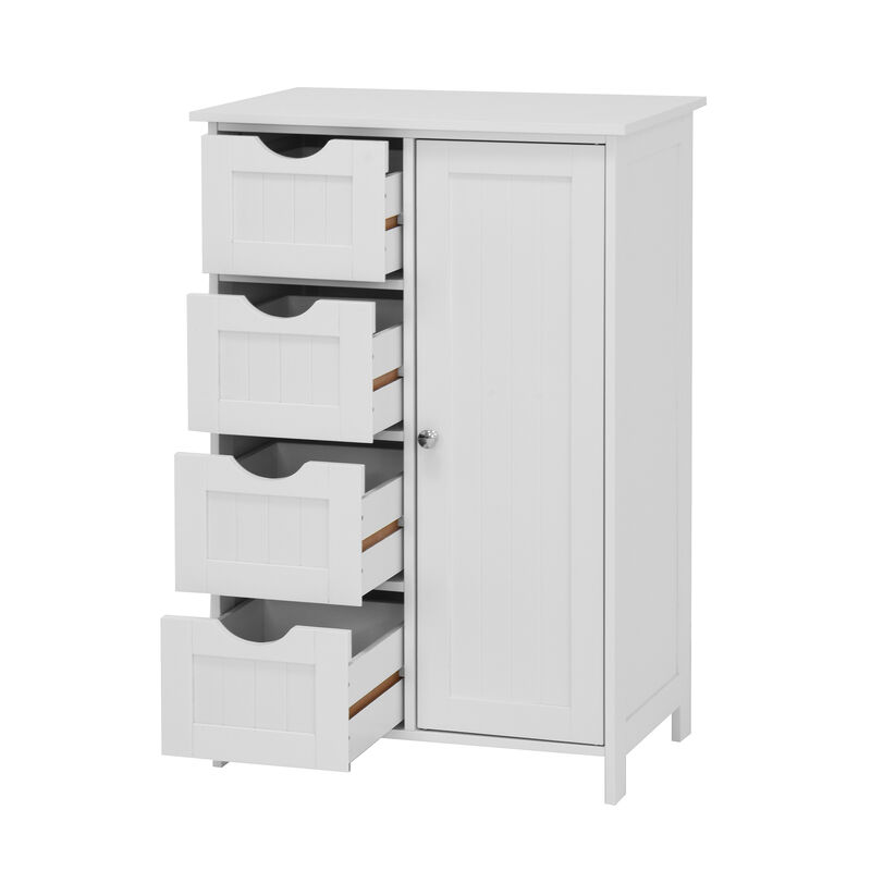 TATEUS White Bathroom  Floor Cabinet