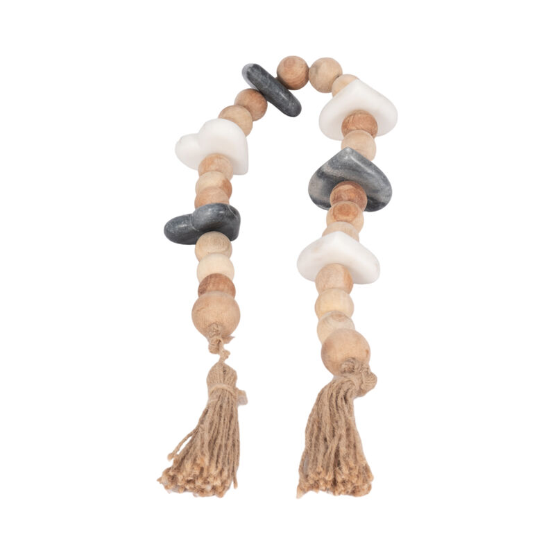 Garland with Marble Hearts