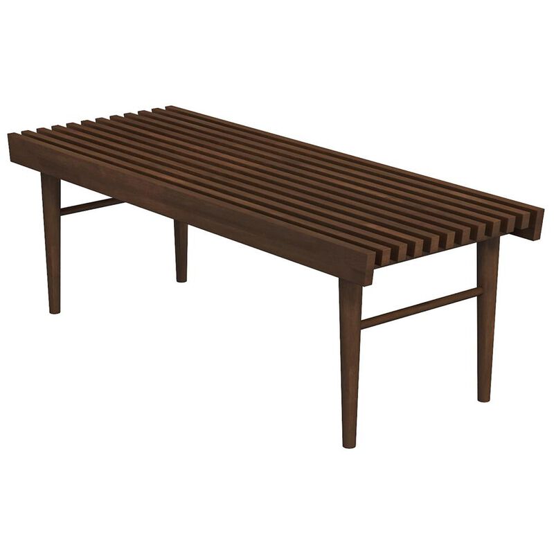 Ashcroft Furniture Co Mia Mid Century Modern Bench