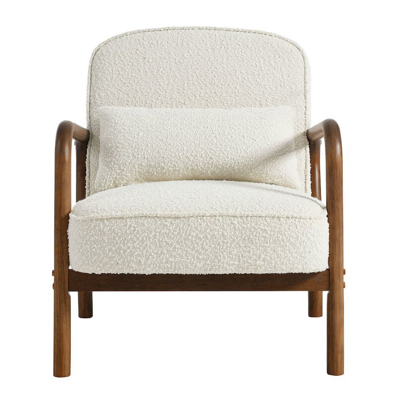 Charlie Boucle Upholstered Armchair image number 5
