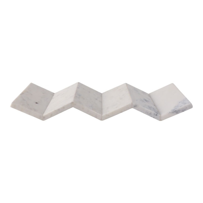 17" 3 Wine Bottle Holder, White image number 0