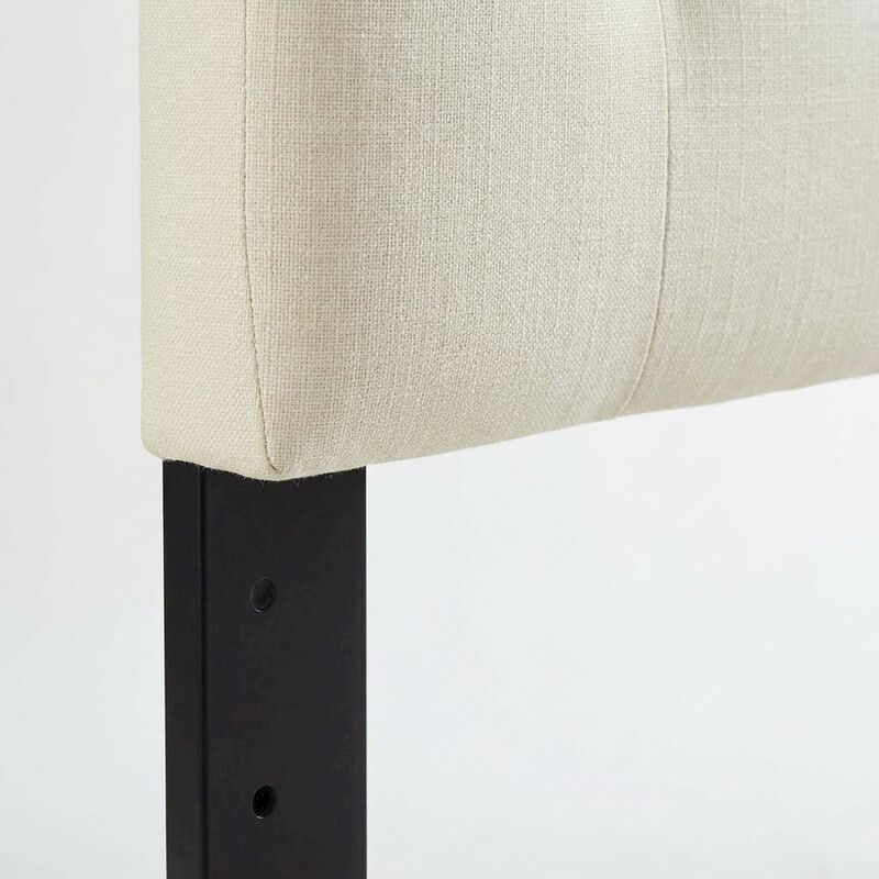 Upholstered Full Fabric Headboard with Soft Padding and Sturdy Frame image number 5