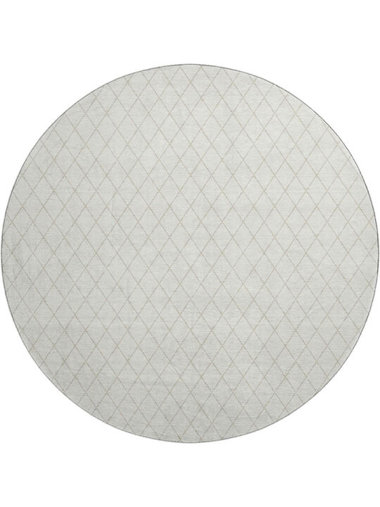 The Reserve TR15 Ivory 8' Round Rug