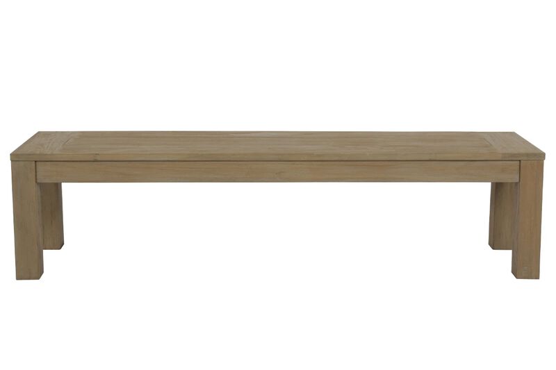 Coastal Teak Dining Bench image number 4