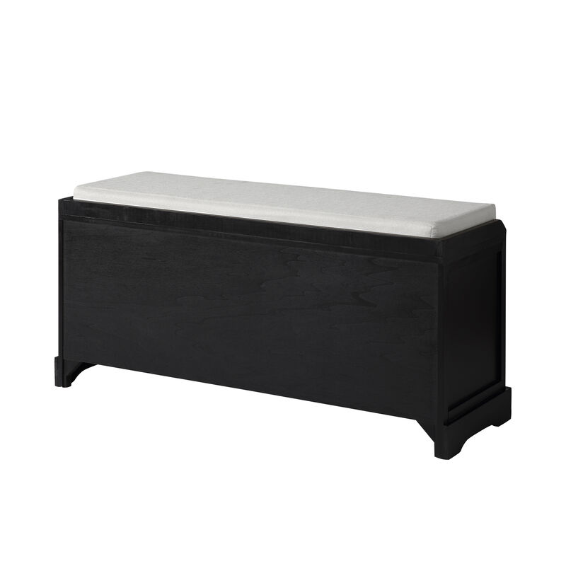 Merax Home Collection  Wood Storage Bench with Cushion