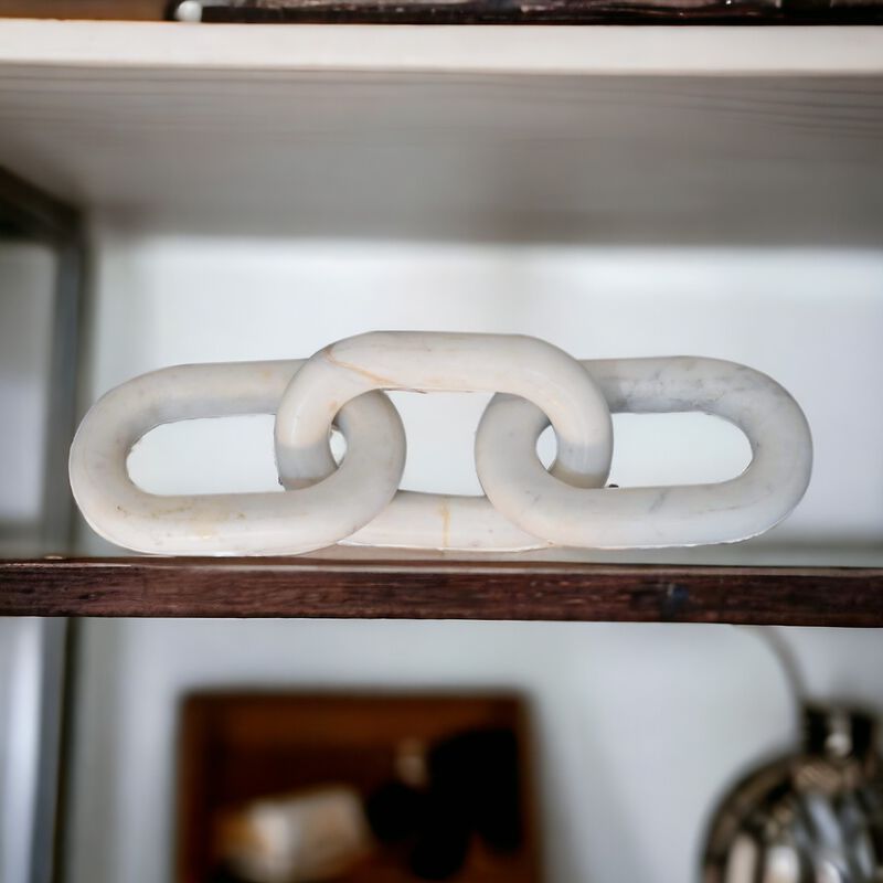 Artisan Furniture Decorative Marble Chain, Grey image number 1