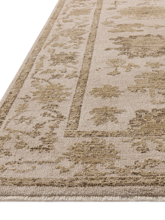 Willa Fog/Natural 5'3"x5'3" Round Rug
