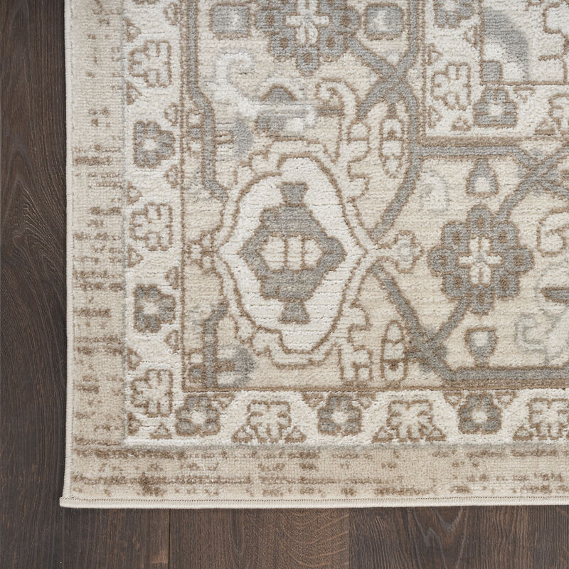 Quarry QUA05 Beige 3'9" x 5'9" Rug
