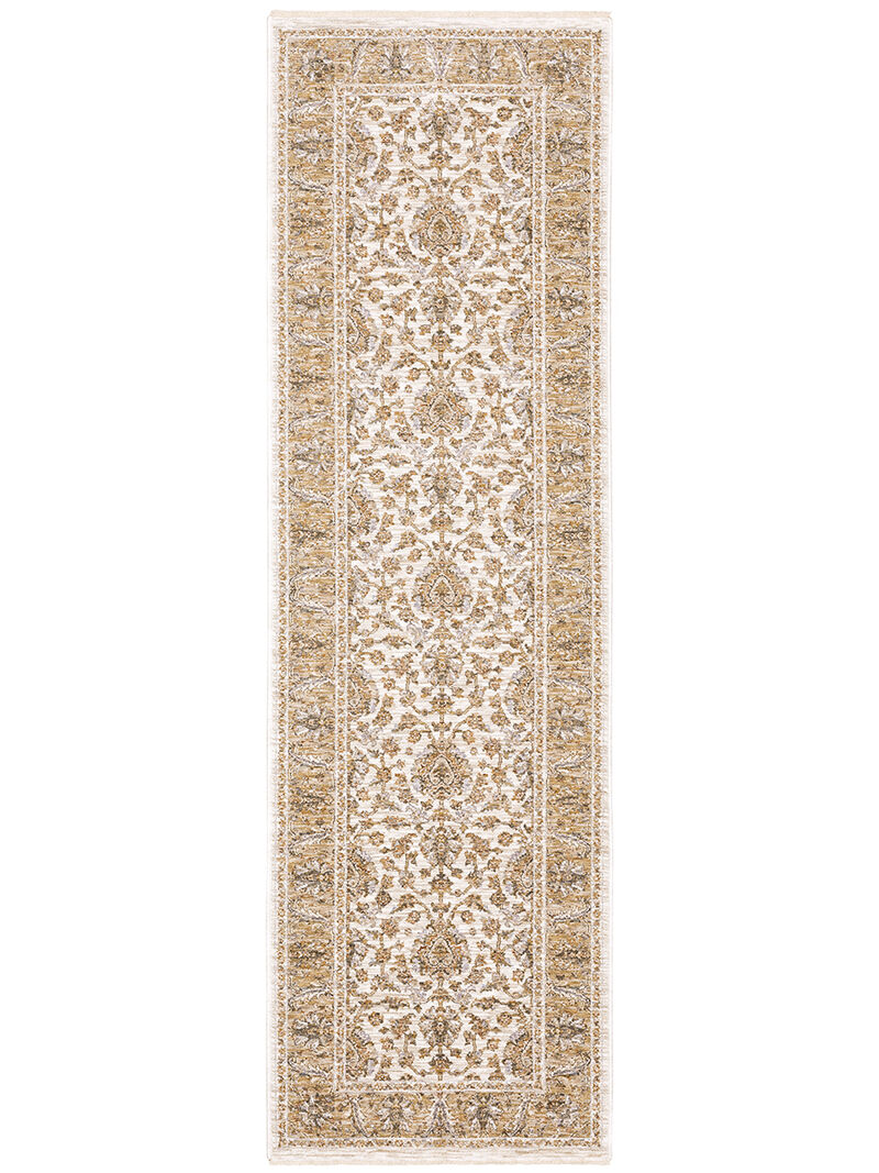 Maharaja 2'3" x 7'6" Ivory Rug