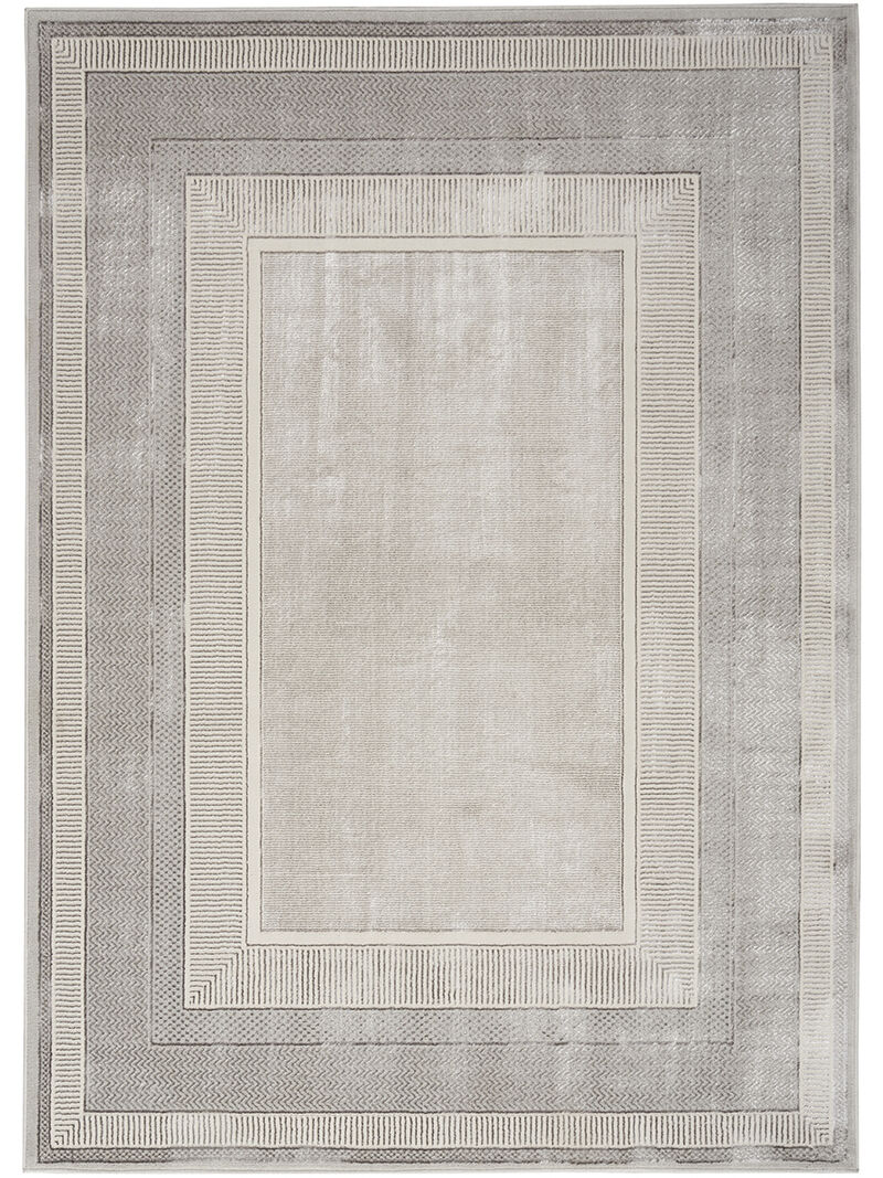 Glitz GLZ07 Silver 5'3" x 7'3" Rug