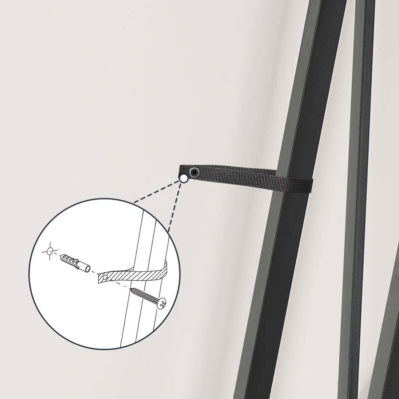 Entryway Console Table with Charging Station and 2 Open Storage Shelves- Greige image number 5