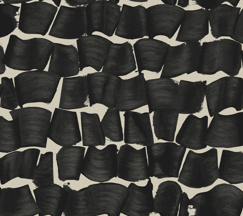 Brushed Ink Black Wallpaper (Set of 2)