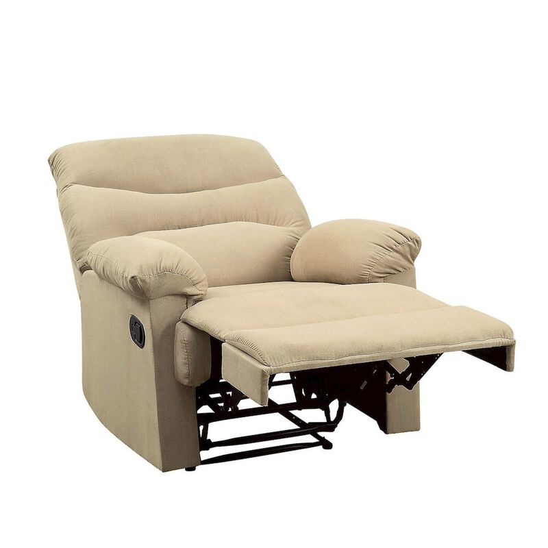 Plethoria Home Pillow Top Arms Recliner with Tufted Back