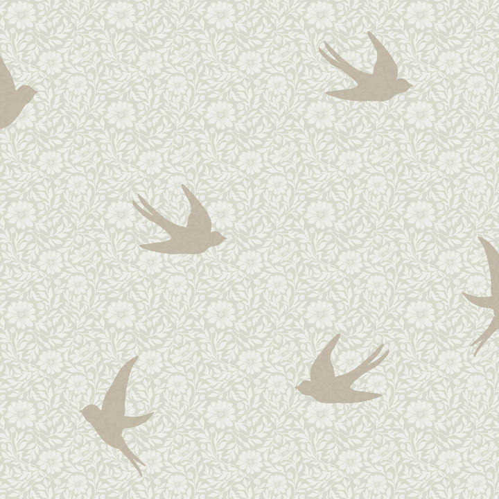 Sparrow Silhouettes Wallpaper