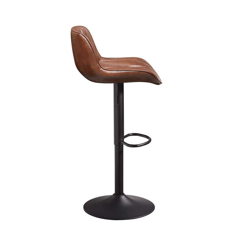 Swivel Bar Stools Set of 2, Upholstered Counter Height Bar Stools with Back and Footrest, 360 Degree Swivel Kitchen Island Chairs, Modern Barstools for Kitchen Counter, Home Bar, Dining image number 2