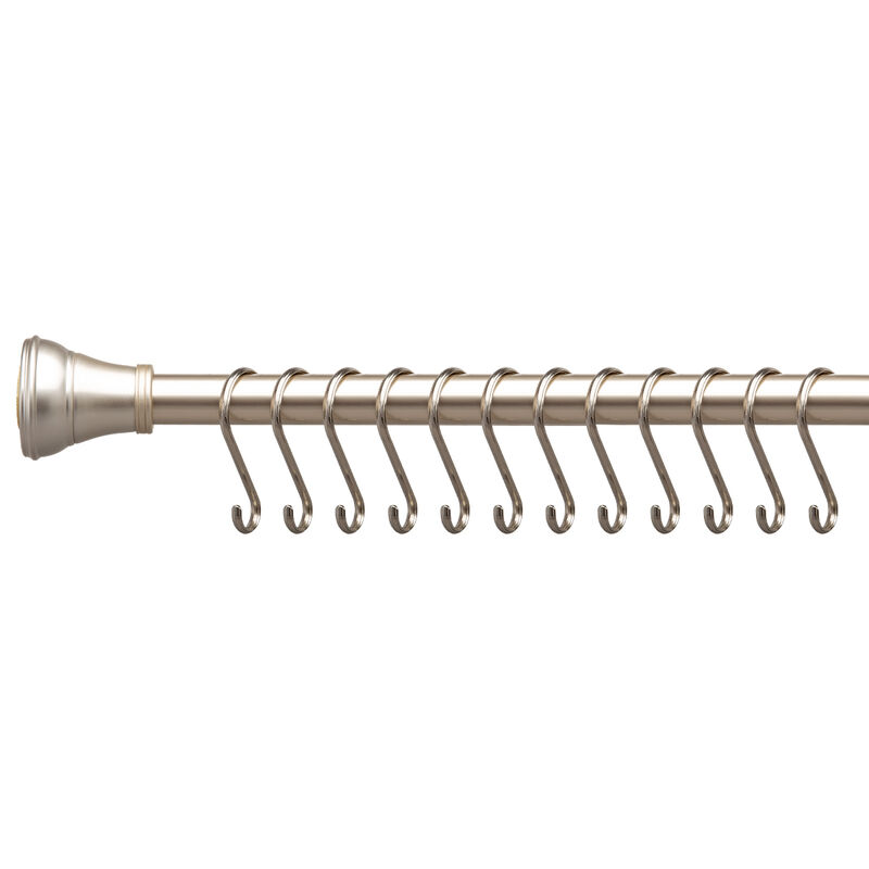 Zinc Shower Curtain Hooks, Set of 12 image number 2