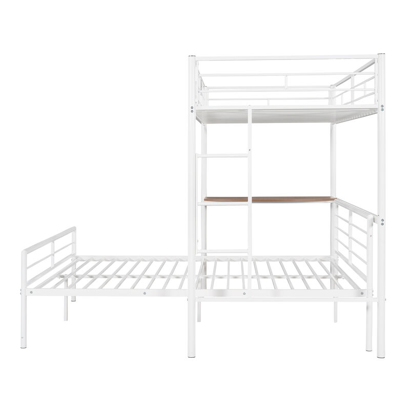 Merax Metal Bunk Bed with Desk