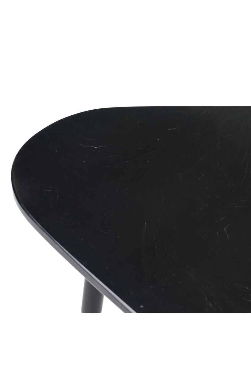 Black Marble Free-form Coffee Table | OROA Modern Andros image number 4