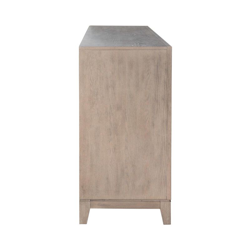 Liberty Furniture Brentwood 80 Inch TV Console for Living Room  - Sandstone Oak image number 7