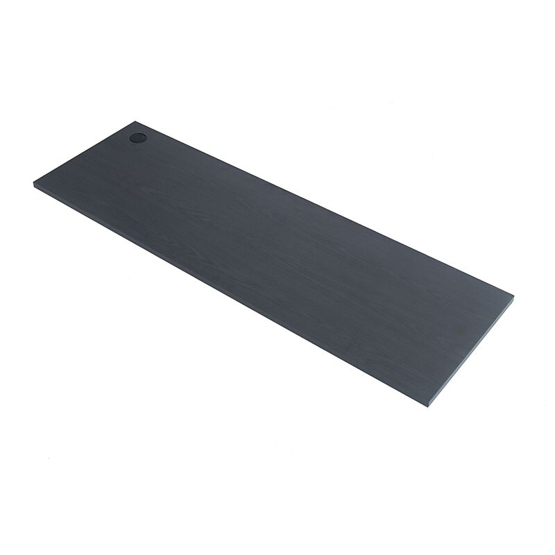 Asti Workbench Top, 20x64 Metallic Gray, Eco Friendly Melamine