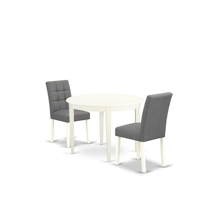 3 Piece Dinner Table Set contain A Wooden Table