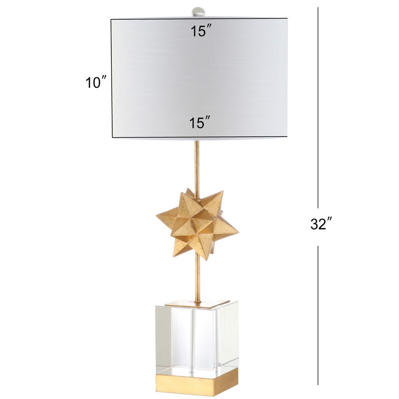 Estelle LED Metal/Crystal Table Lamp