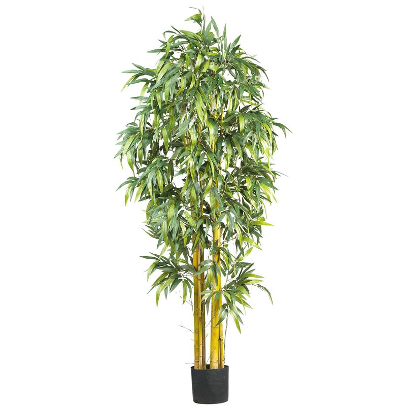 Hivvago 6 Feet Biggy Style Bamboo Silk Tree