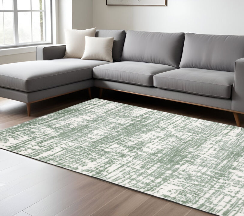 HomeRoots Abstract Area Rug