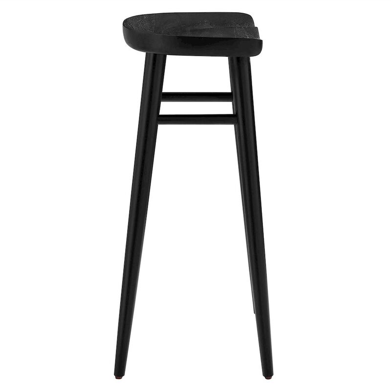 Saville Backless Wood Bar Stools Set of 2 image number 4