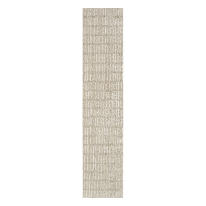 HomeRoots Geometric Runner Rug